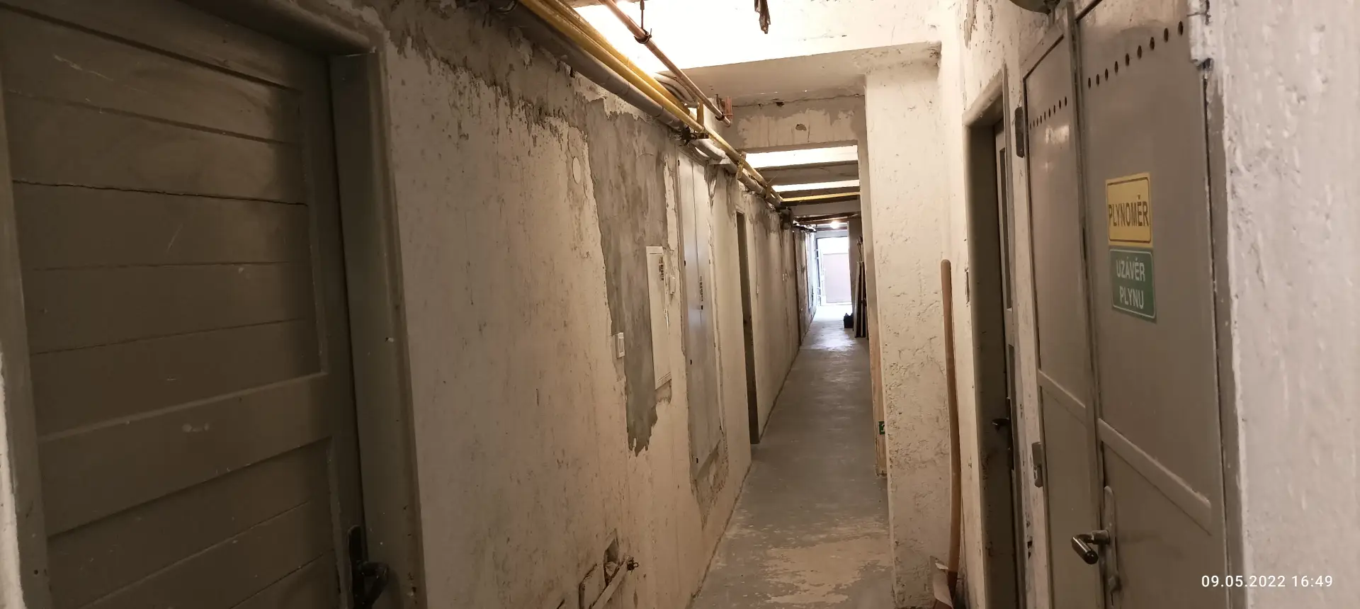 Osvětlení sklepních prostor při rekonstrukci