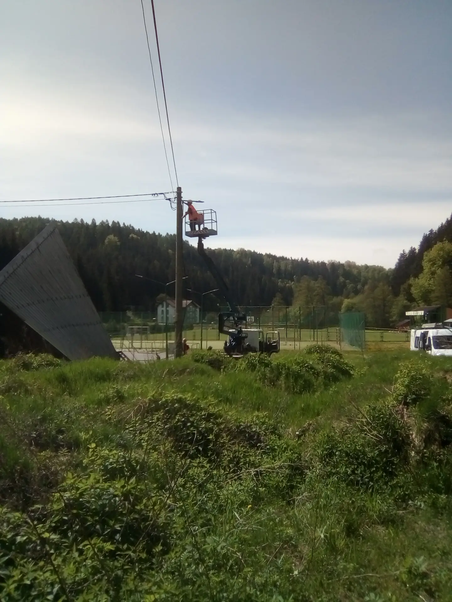 Výškové práce a oprava venkovního vedení